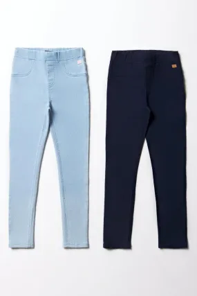 2 Pack Jeggings Blue