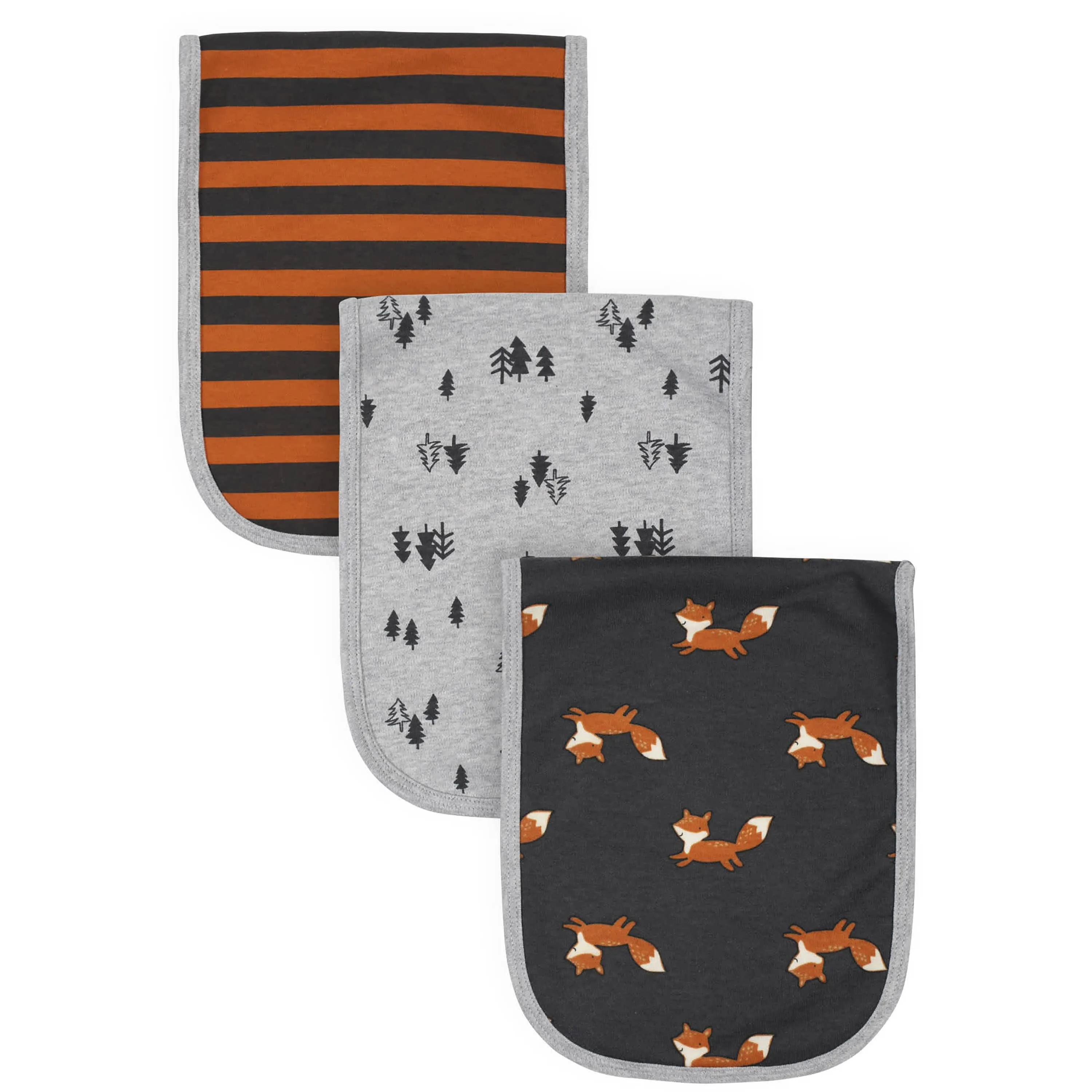 6-Piece Baby Boys Camping Bibs & Burp Cloths Set