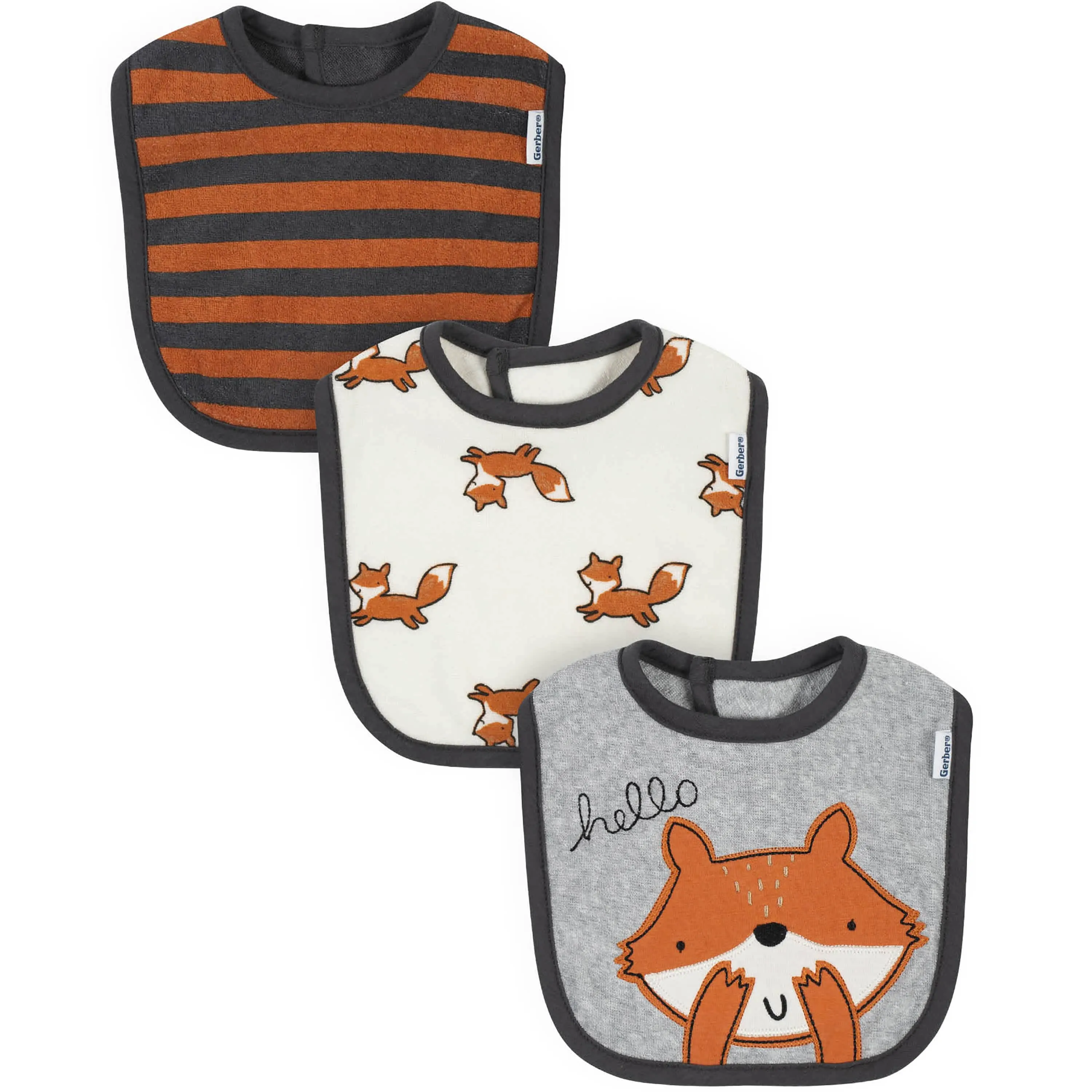 6-Piece Baby Boys Camping Bibs & Burp Cloths Set