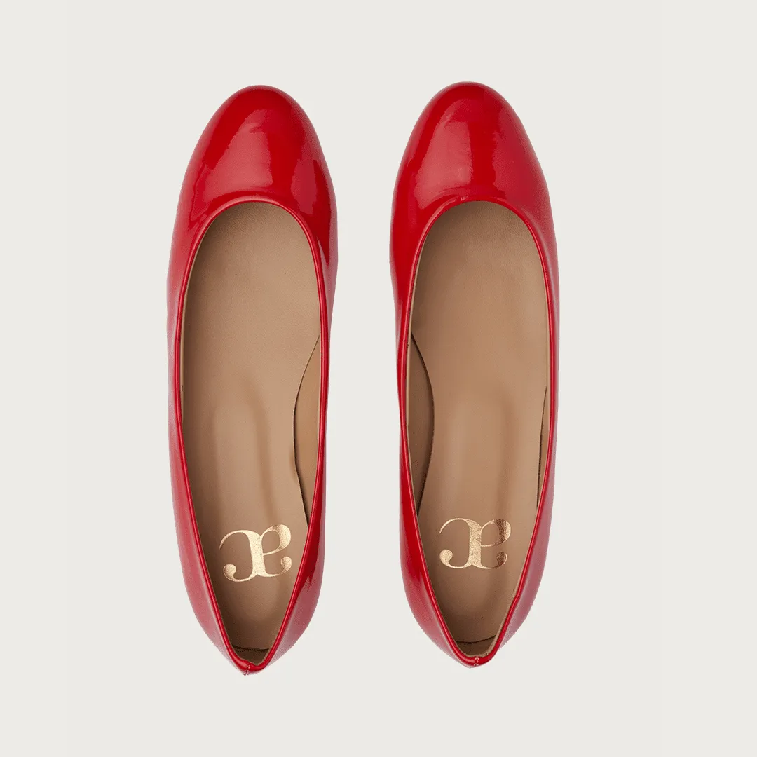 BABY RED PATENT