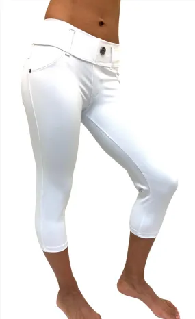 Bia Brazil Activewear Jean Capri Sl4034 White