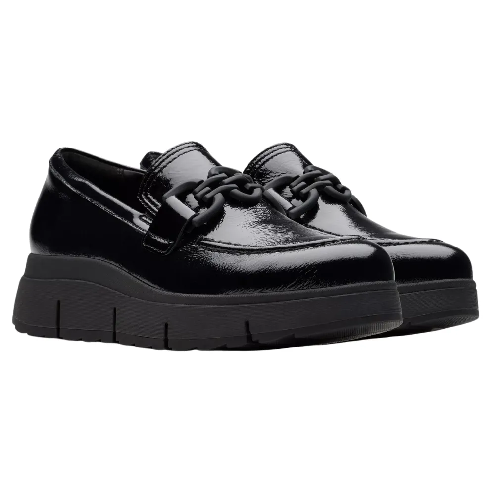 Clarks Loriini Izzy Black Patent Slip-On (Women's)