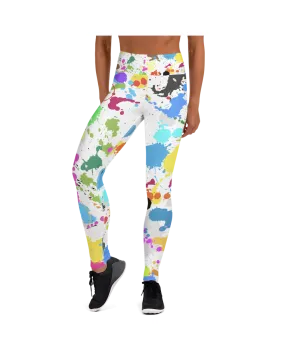 Color Splash Yoga Pants