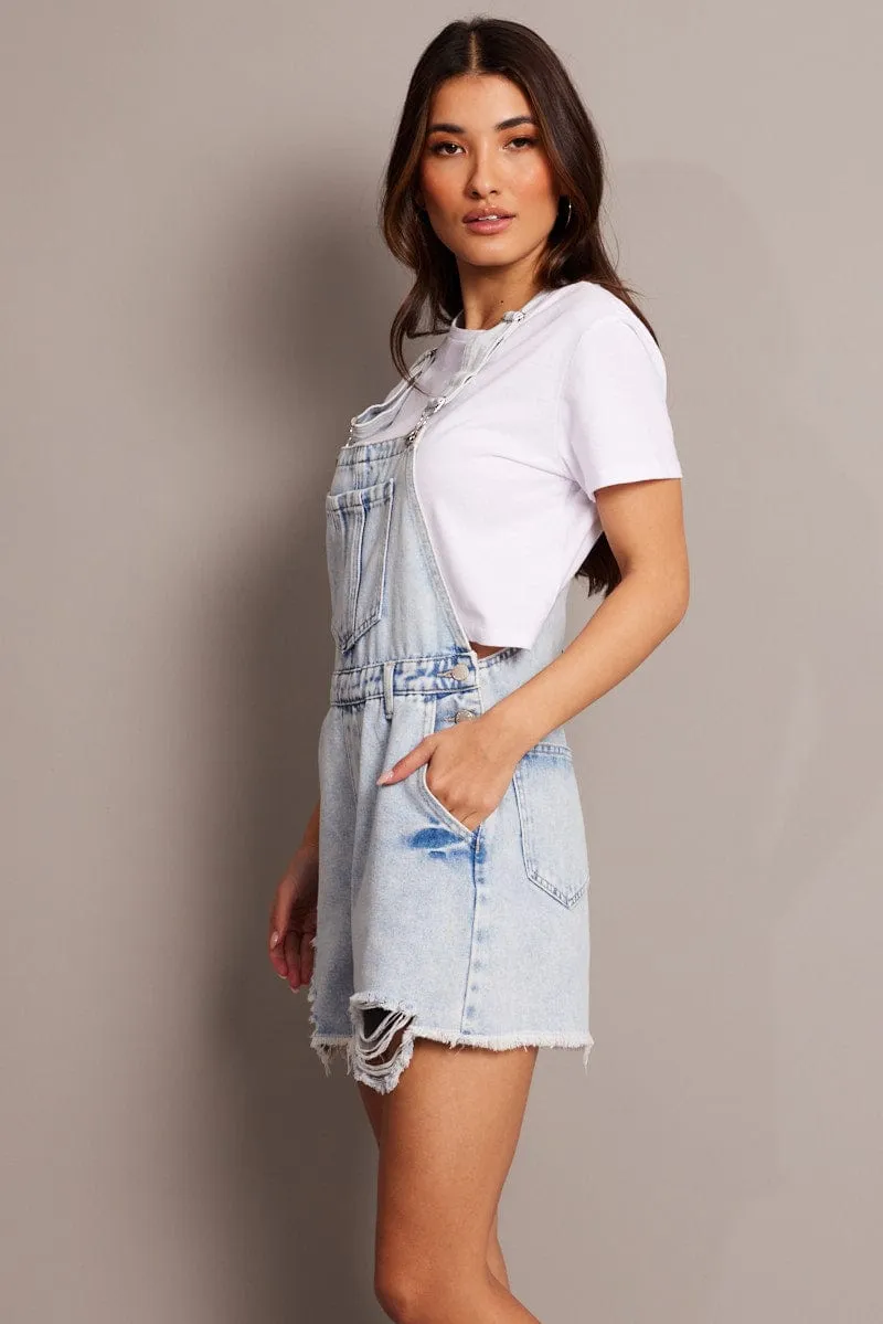 Denim Denim Overalls