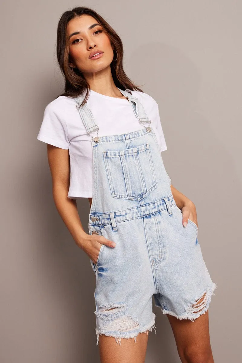 Denim Denim Overalls