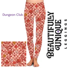 Dungeon Club (Semi-Exclusive) - High-quality Handcrafted Vibrant Leggings