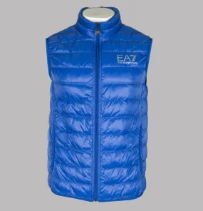 EA7 Quilted Down Gilet Mazarine Blue