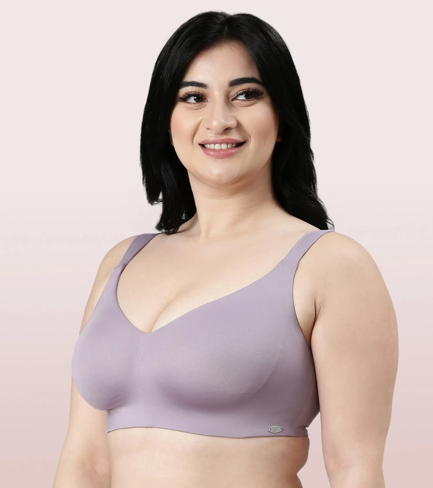 Enamor Pure Ease F121 Ultimate Smoothening Full Support Bra for Women- Full Coverage, Non Padded and Wirefree