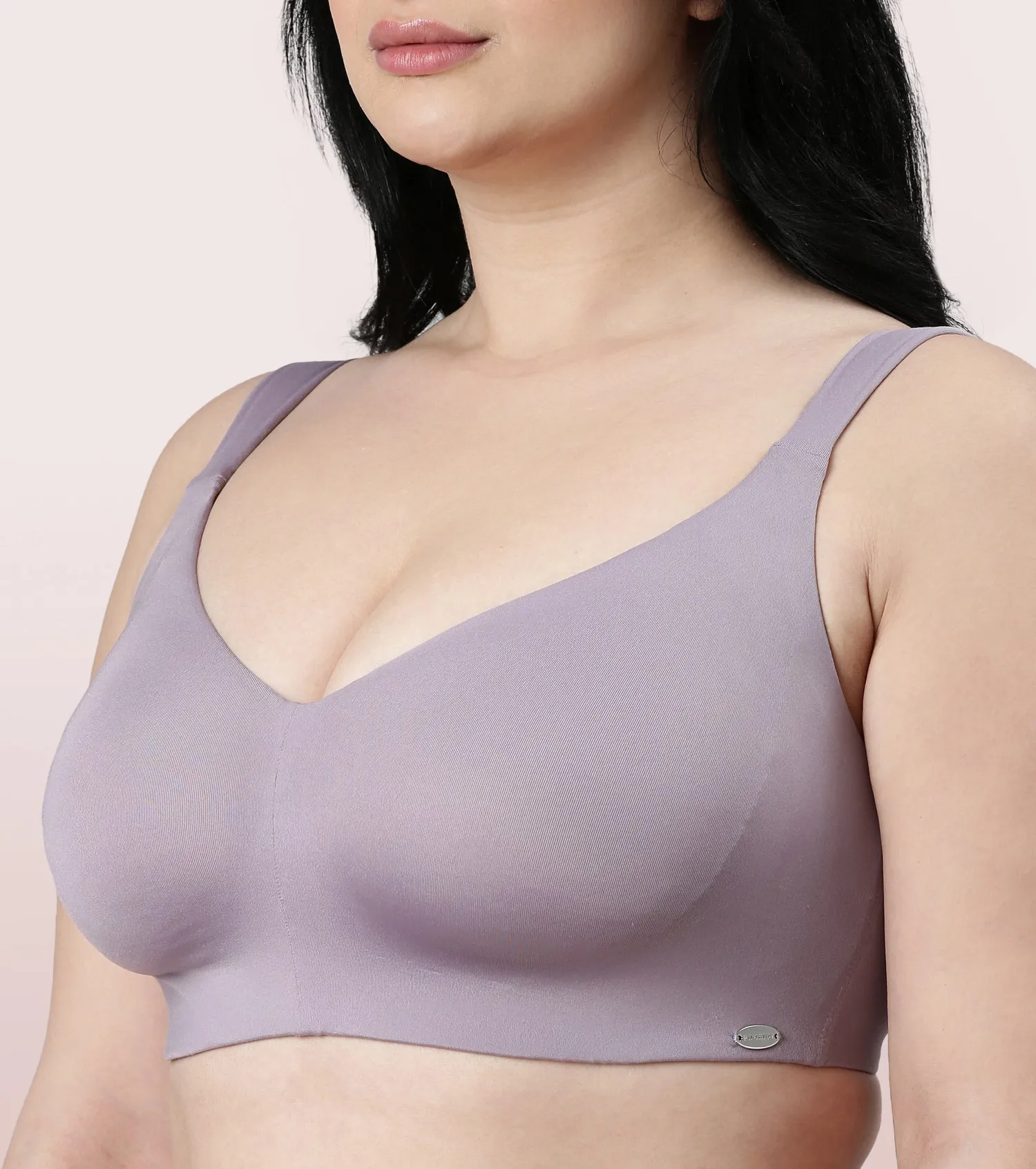 Enamor Pure Ease F121 Ultimate Smoothening Full Support Bra for Women- Full Coverage, Non Padded and Wirefree