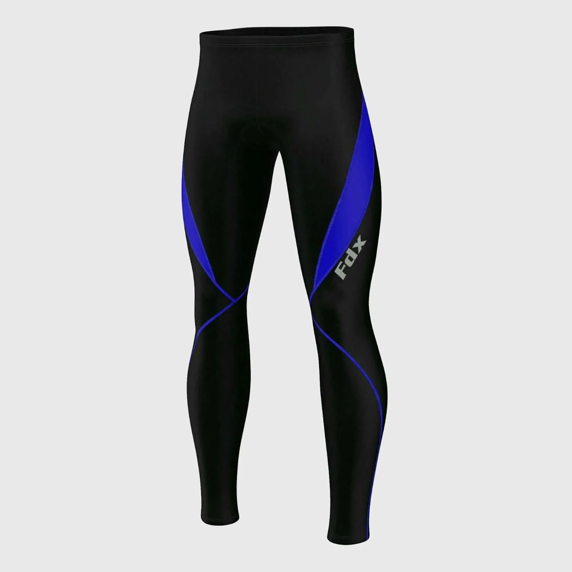 Fdx Viper Men's & Boy's Blue Thermal Padded Cycling Tights