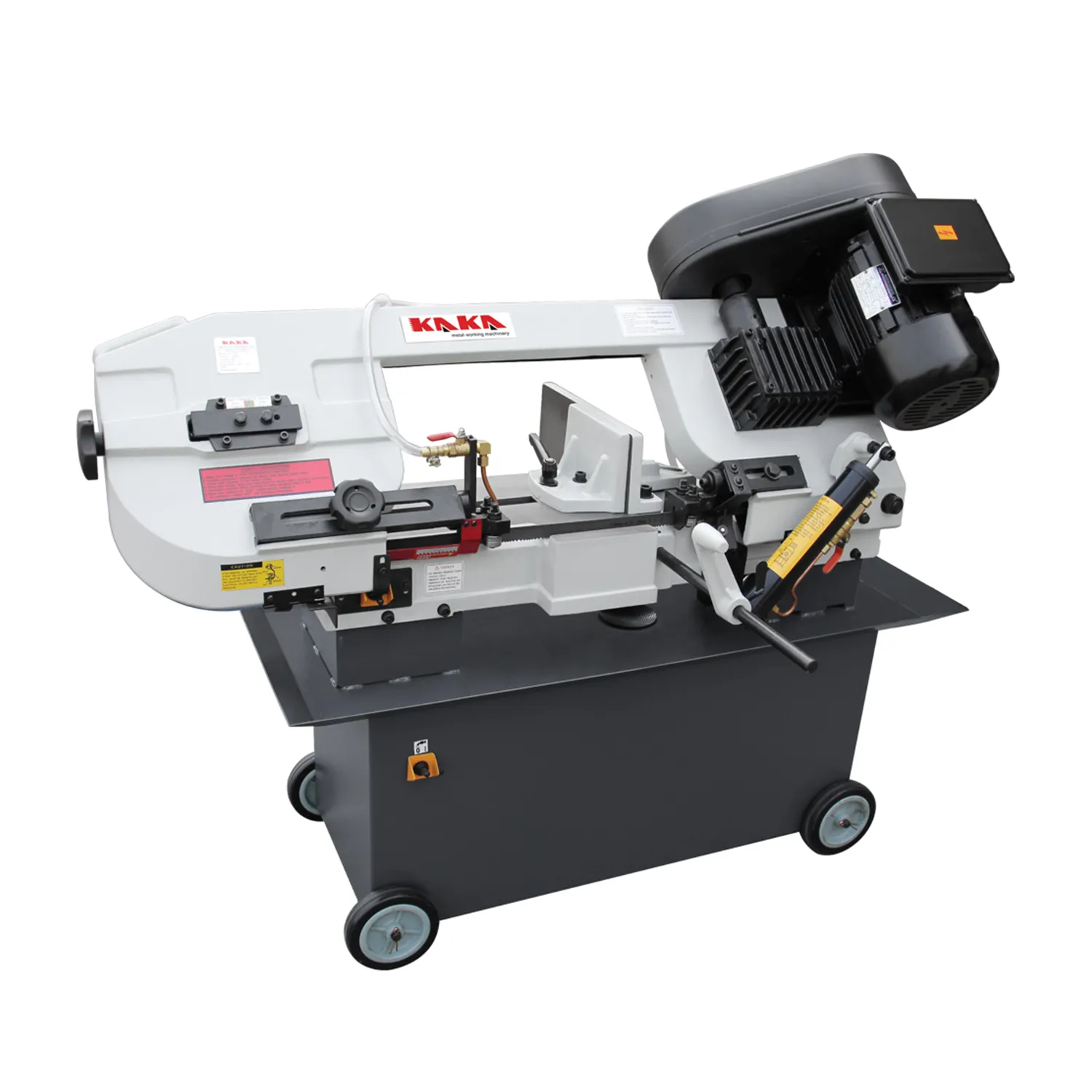 KANG Industrial Horizontal Band Saw 178mmx305mm Capacity BS-712N,  4 step blade speeds belt driven,  240V Motor Swivel Vice Saw Machine