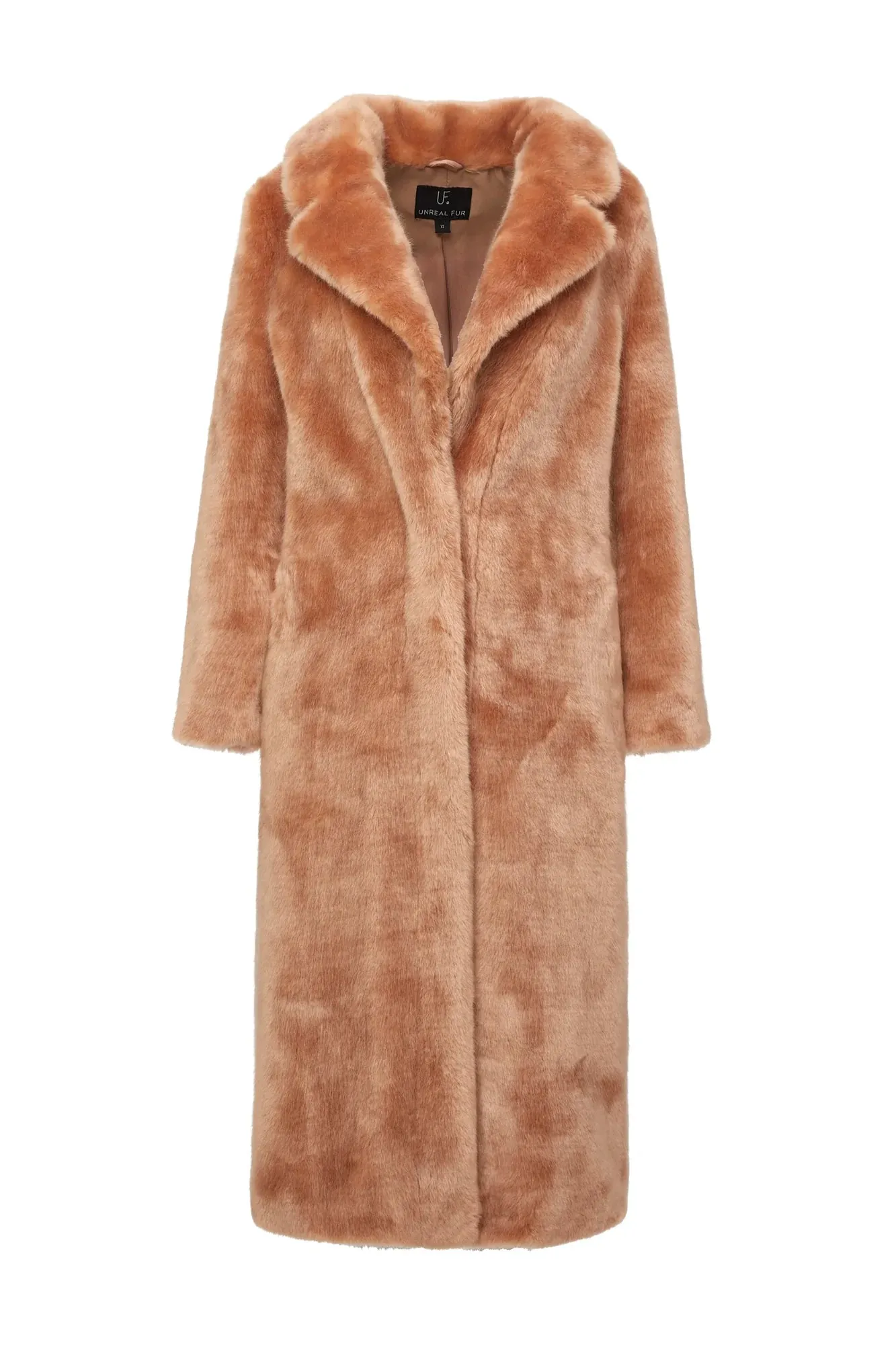 Long Mac Coat | Dusty Peach