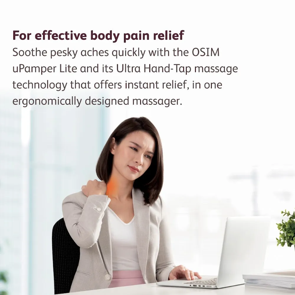 OSIM (Mix and Match Bundle) uPamper Lite Handheld Massager   uGlow Cleanse Facial Cleansing Brush