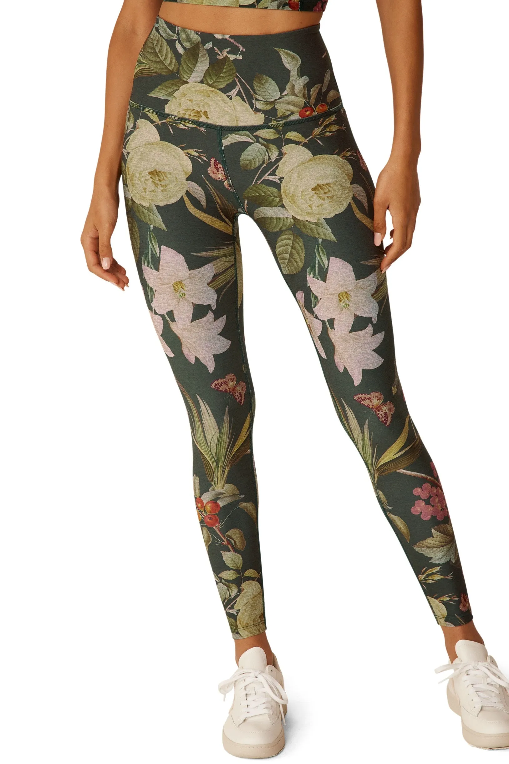 Softmark High Waisted Leggings - Botanical Garden