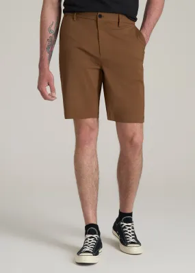 Tech Chino Shorts for Tall Men in Nutshell